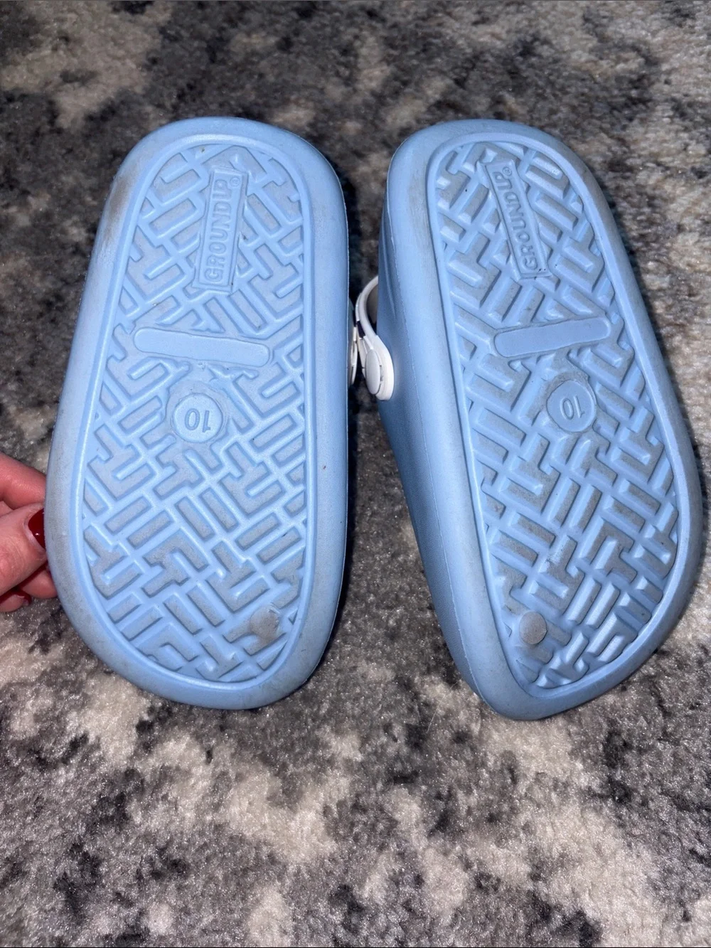 Kids Bluey Slide Sandals with Soccer Graphic